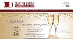 Desktop Screenshot of creativedesigncustomkitchens.com
